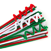 Christmas Coloured Pipe Cleaners